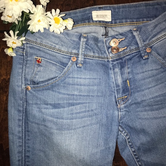 Jean Femme Hudson Collin Skinny Détruit - Taille 27 X 29 - Occasion Très Bon état